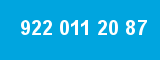 922 011 20 87 922 011 20 87